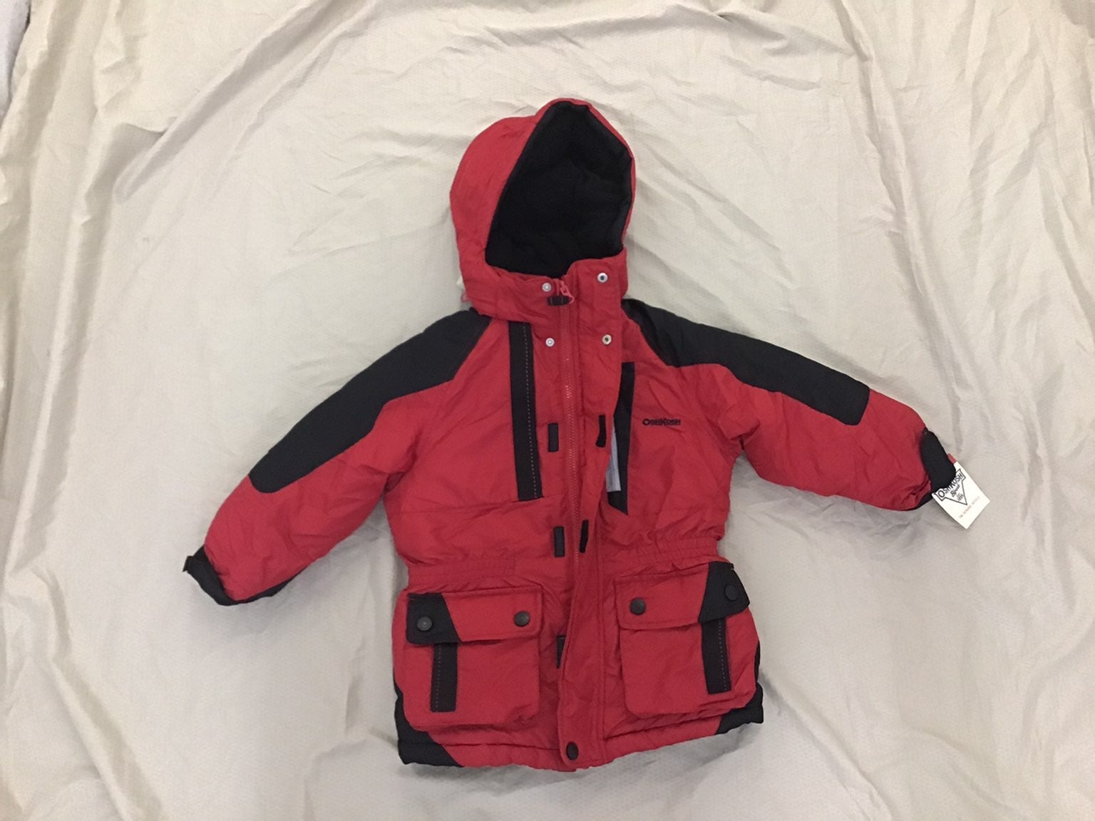 NWT OshKosh B’gosh red puffer winter jacket size 7
