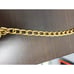 Vintage Chain Belt Gold Tone Lucite Bead Accent Earth Tones 37 inch Adjustable