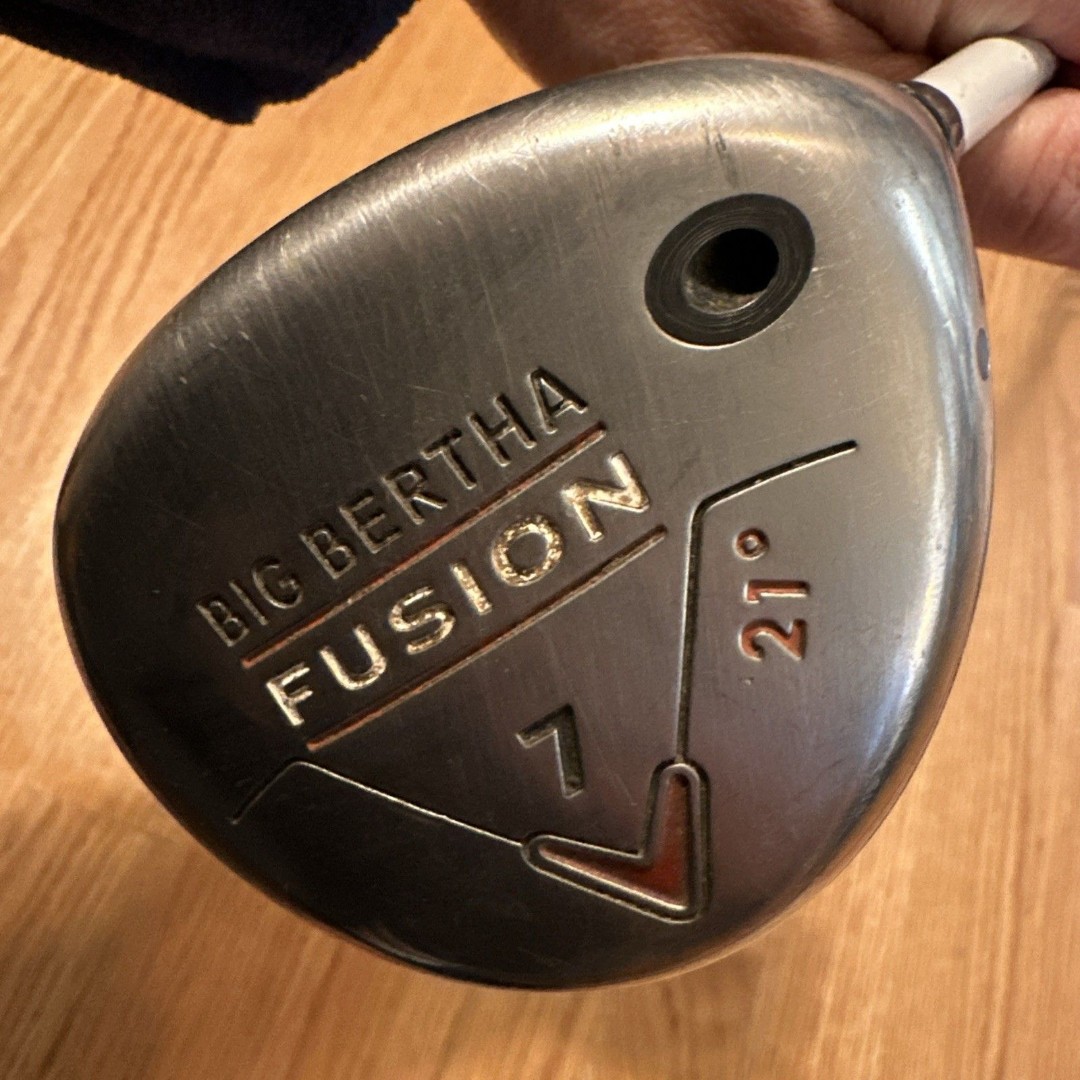 Callaway Big Bertha Fusion 7 Fairway Wood 21* Aldila NVS Orange 55g Ladies RH