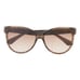 Kate Spade NWOT Brown Pattern 56mm Daesha Cat Eye Sunglasses
