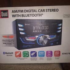 AM/FM Digital Car Stereo with Bluetooth