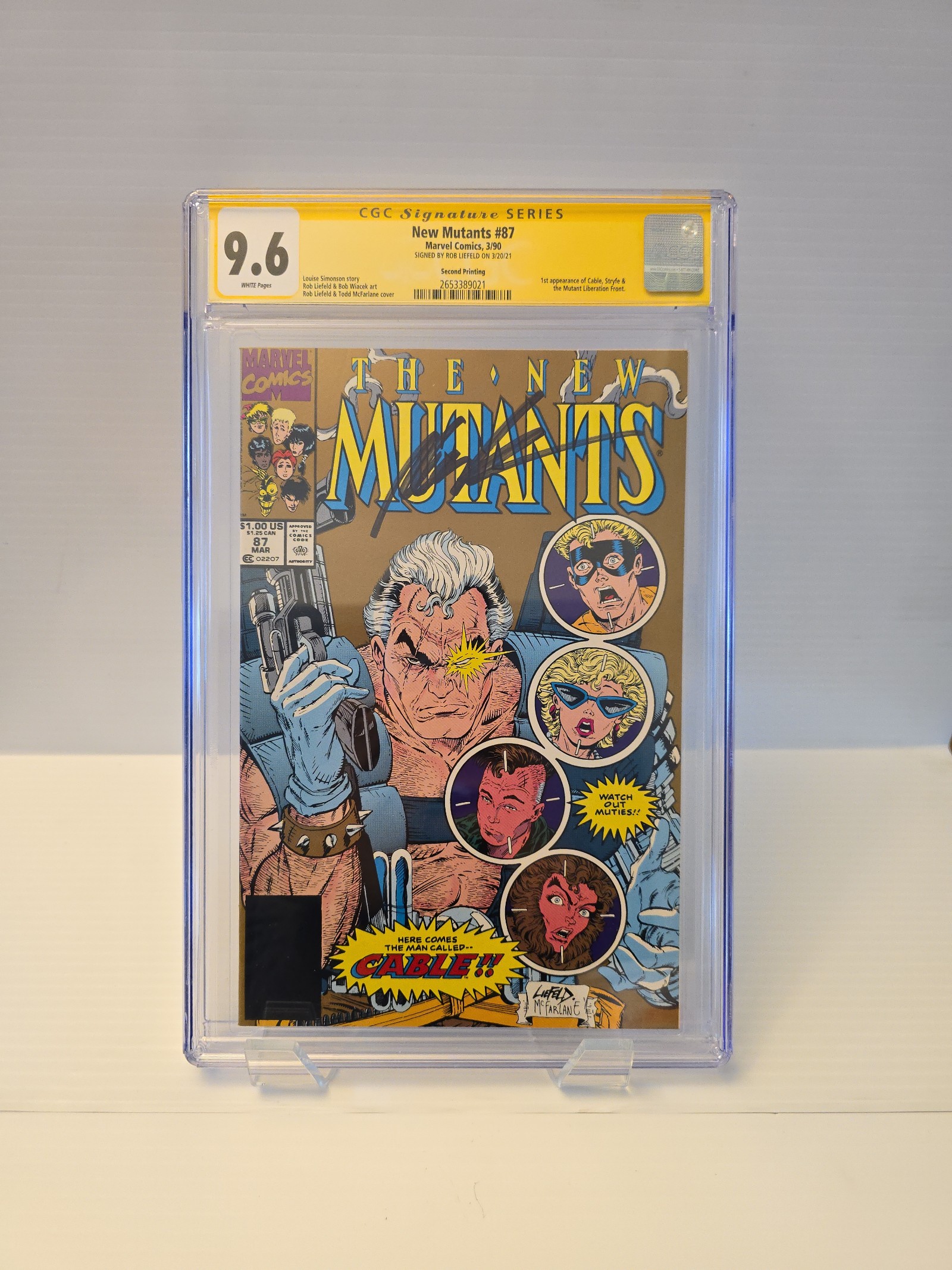 New Mutants 87 CGC SS 9.6