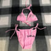 VS PINK 2 PIECE STRING BIKINI SWIMSUIT IN PINK LOLLIPOP BLING IN SIZES XS/MEDIUM