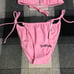 VS PINK 2 PIECE STRING BIKINI SWIMSUIT IN PINK LOLLIPOP BLING IN SIZES XS/MEDIUM
