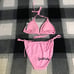 VS PINK 2 PIECE STRING BIKINI SWIMSUIT IN PINK LOLLIPOP BLING IN SIZES XS/MEDIUM
