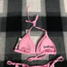 VS PINK 2 PIECE STRING BIKINI SWIMSUIT IN PINK LOLLIPOP BLING IN SIZES XS/MEDIUM