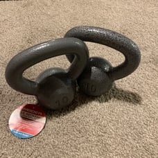 2 new 10 pound weider kettlebell weights