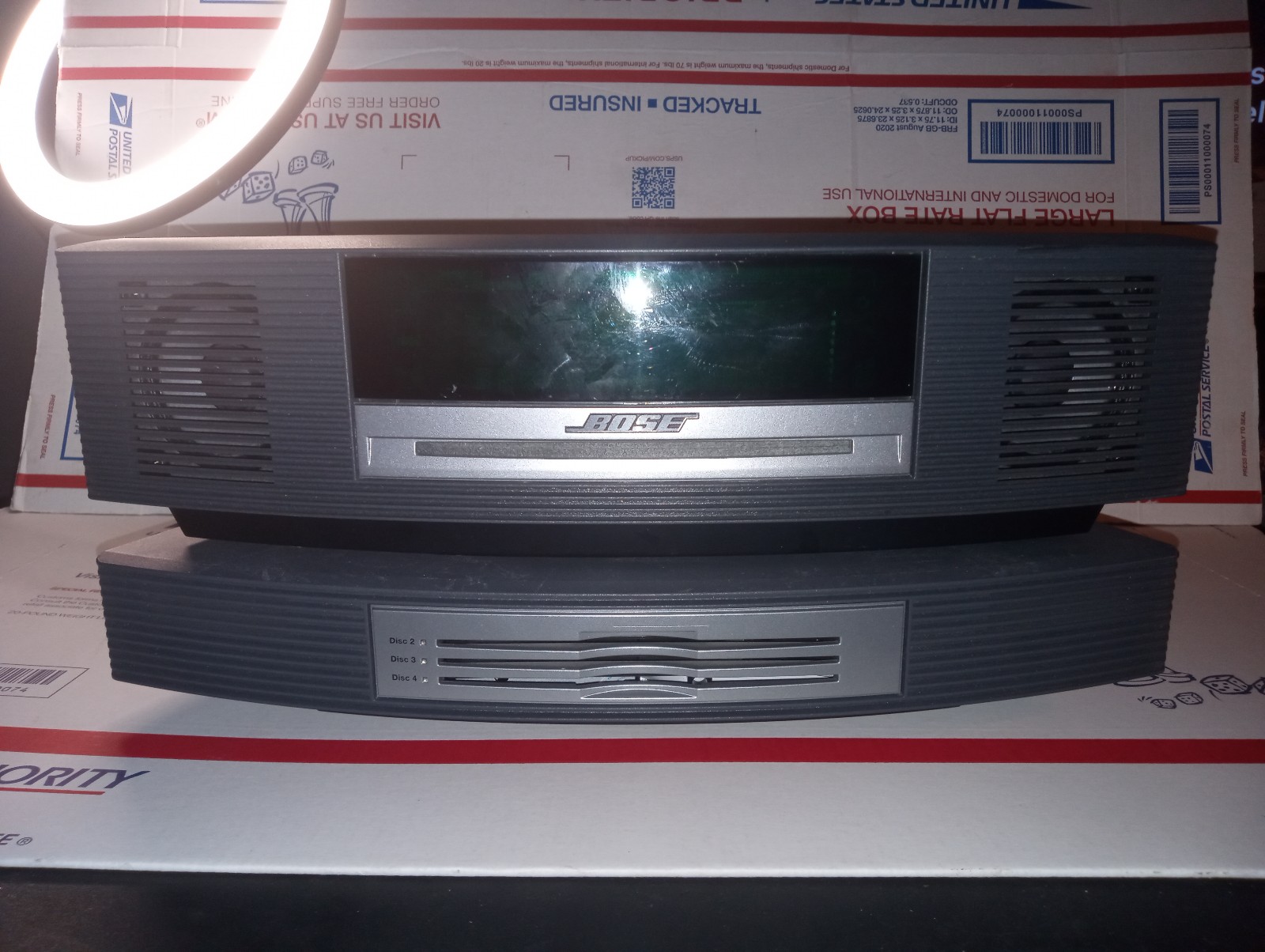 READ Bose Wave Music System AWRCC1 Radio w/ 3 Disc Multi CD Changer *No Remote*