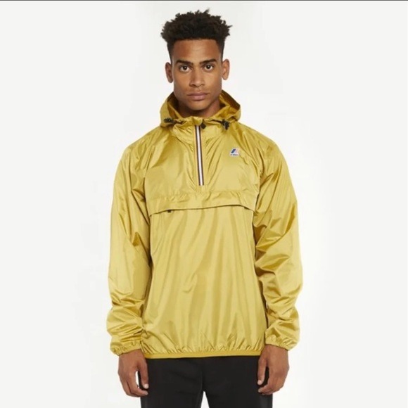 K-Way Le Vrai Leon 3.0 Windbreaker Jacket Gold XL