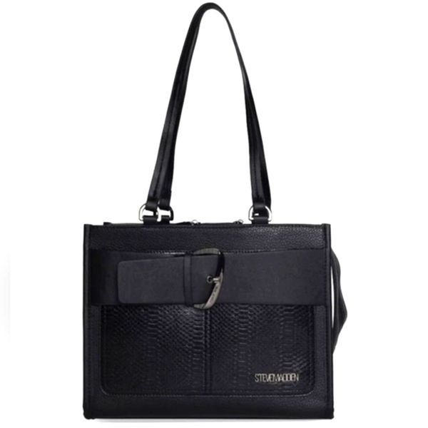 NEW Steve Madden Buckle Tote Handbag