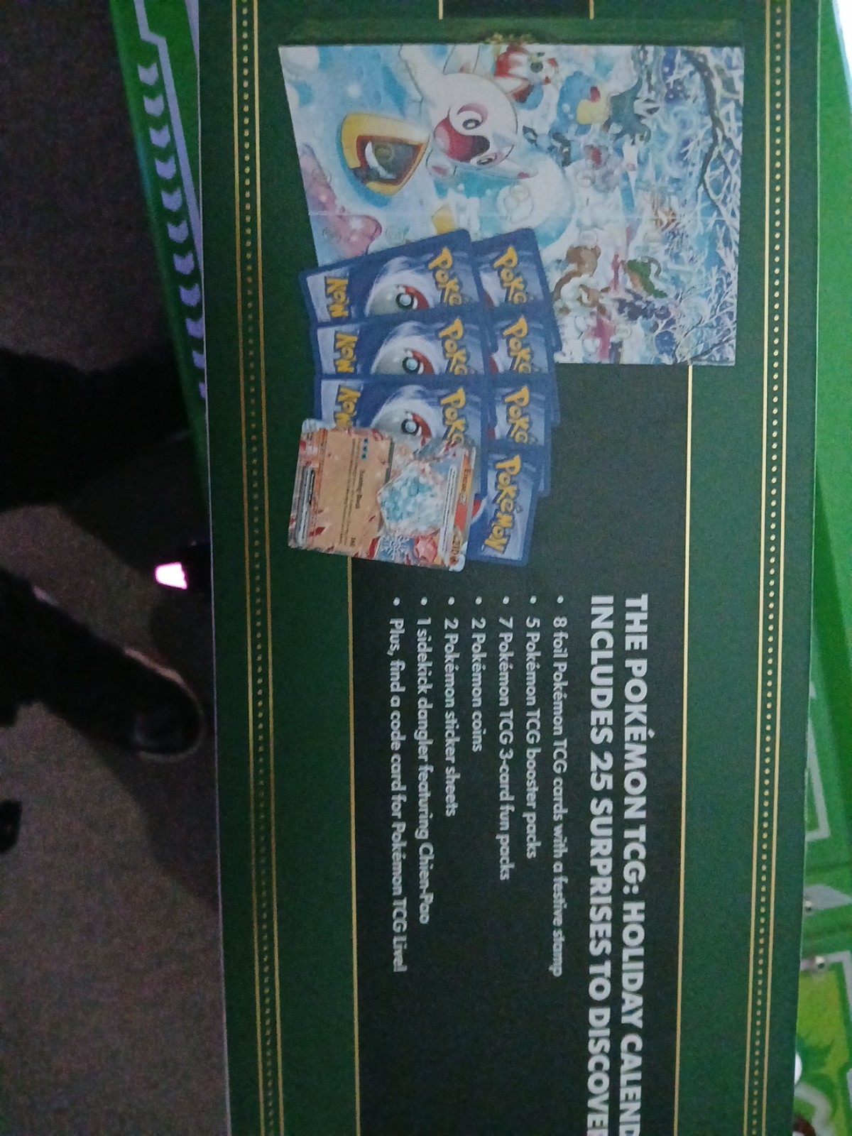 Pokemon holiday calendar set