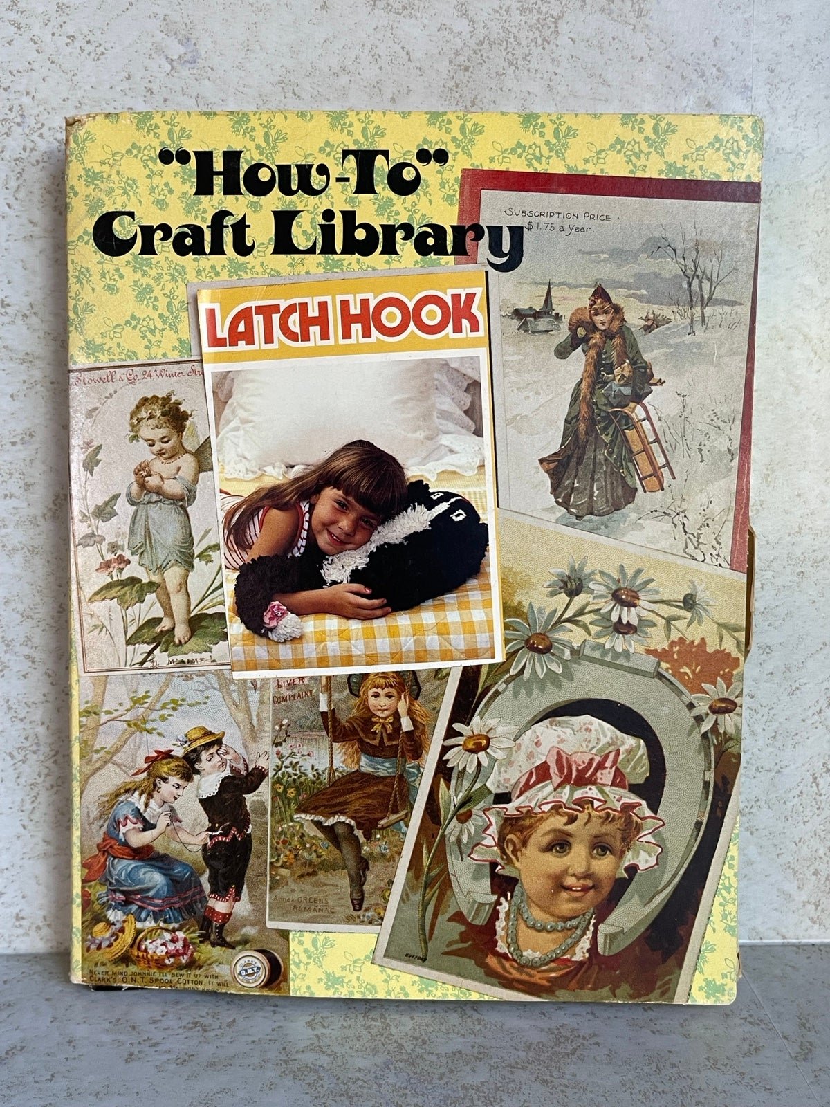 Vintage 1977 Hazel Pearson How To Craft Library Latch Hook Patterns Set of 11