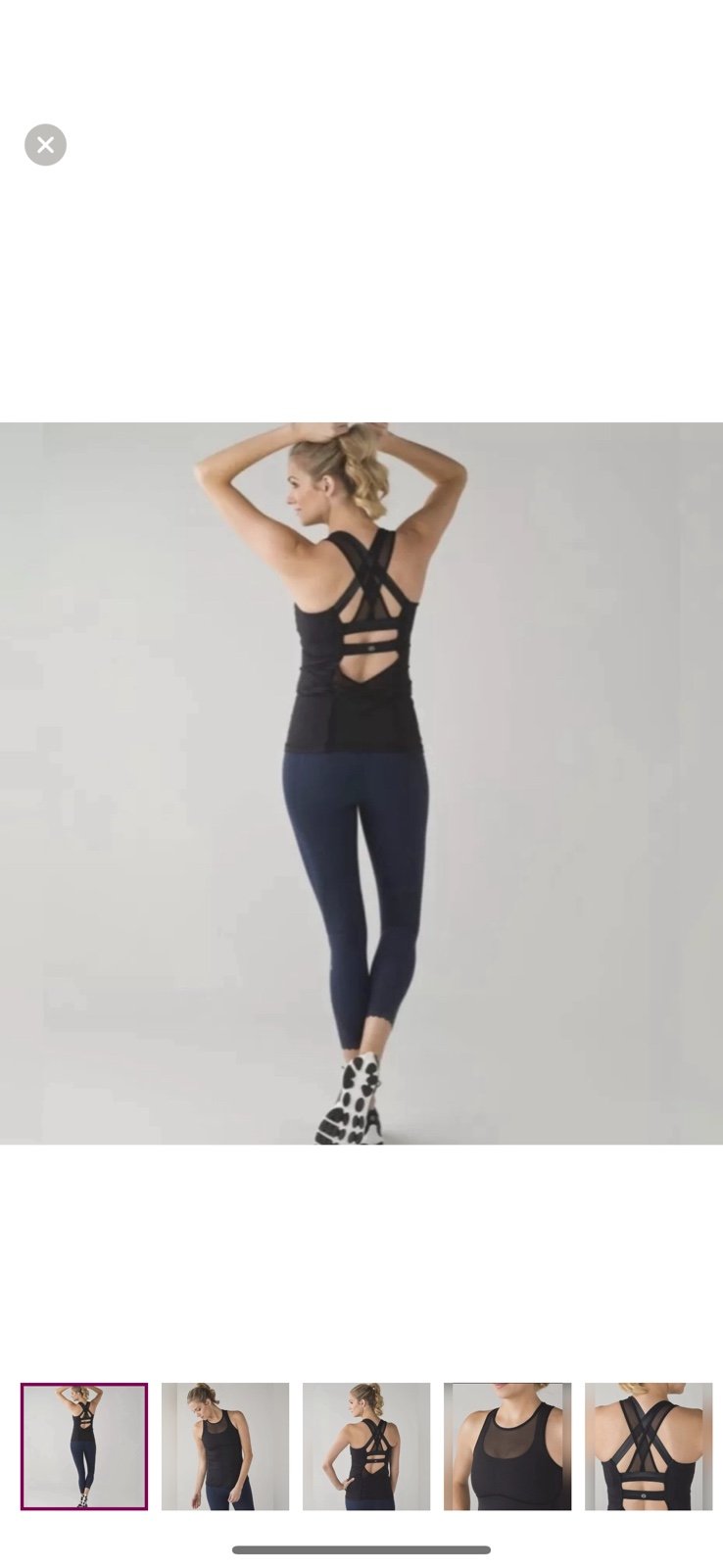 Lululemon Ready Set Sweat Tank in Black Size: 4