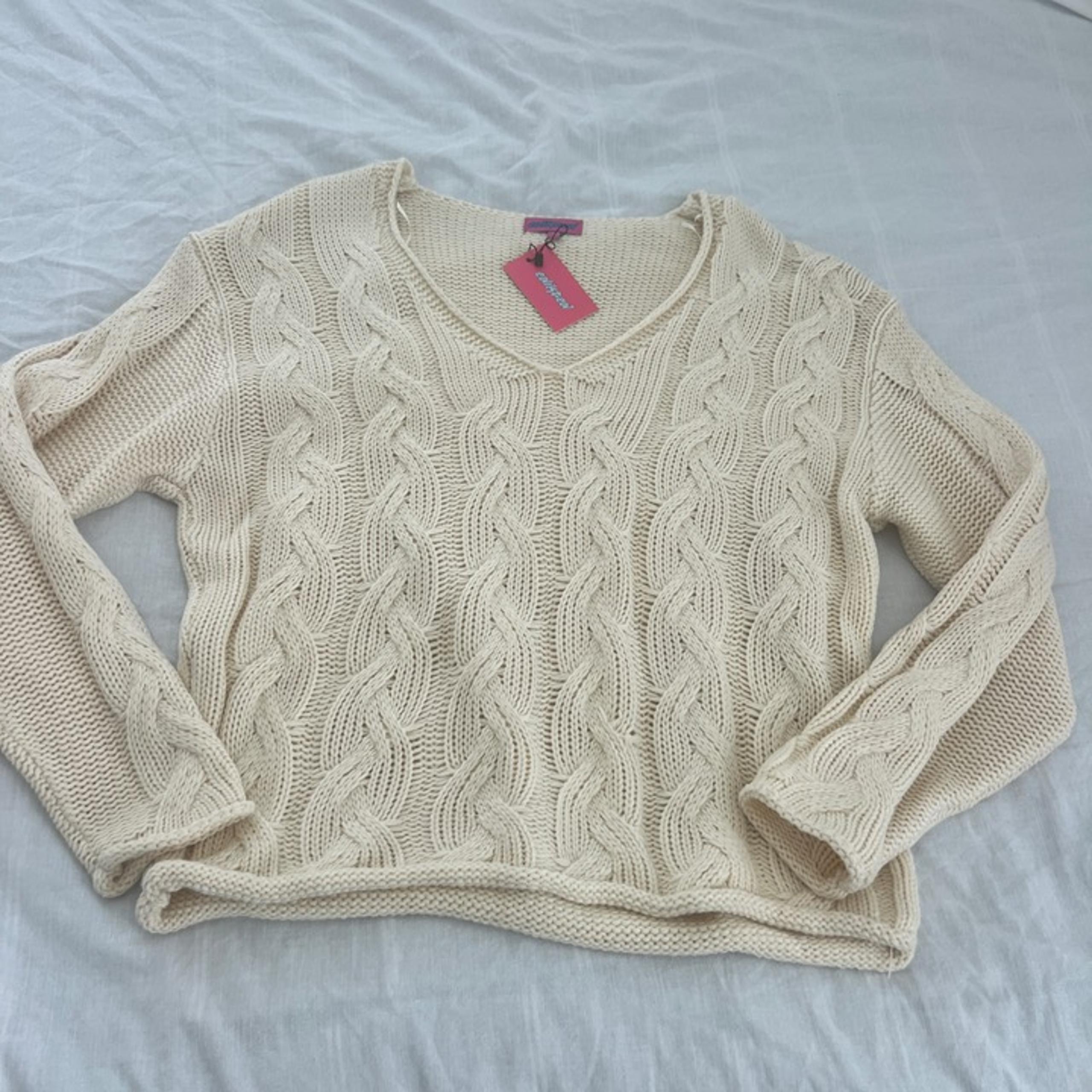 edikted cable knit sweater
