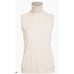 NWT-Ralph Lauren Black Label Washable Cashmere Cream Turtleneck Sleeveless XS