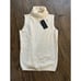 NWT-Ralph Lauren Black Label Washable Cashmere Cream Turtleneck Sleeveless XS
