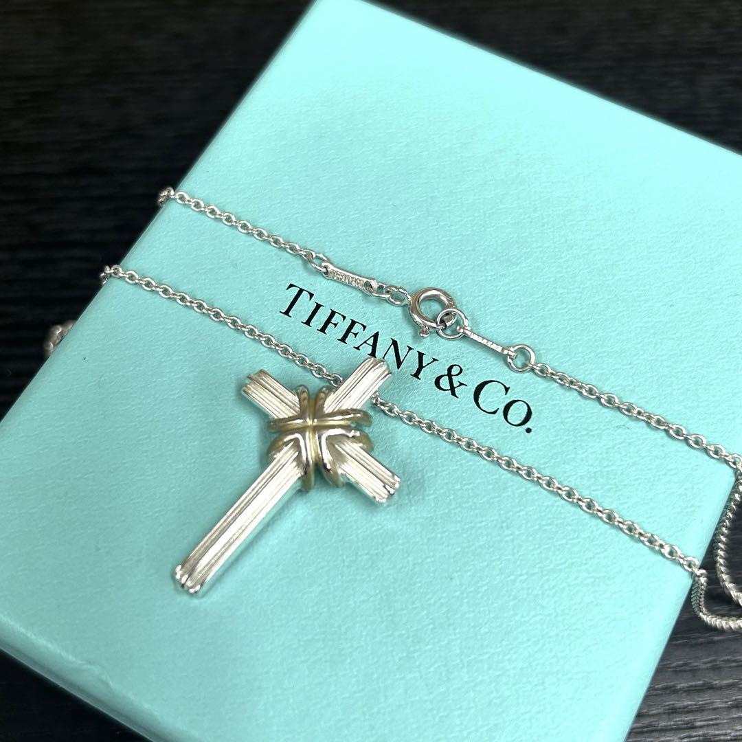 TIFFANY&Co. Tiffany ティファニー クロス ネックレス シルバー