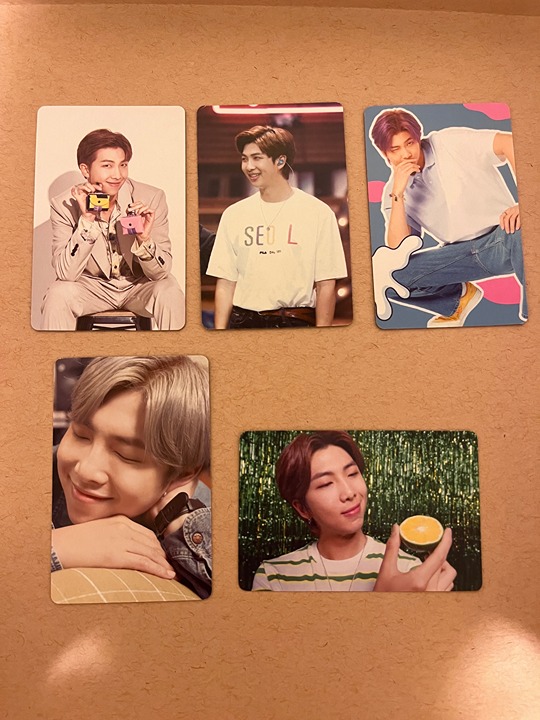 BTS Map of Soul Photocards - RM / Namjoon