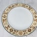 Sakura Sue Zipkin DUNE Tan Black Geometric Cream Stoneware Dinner Plates Set 4