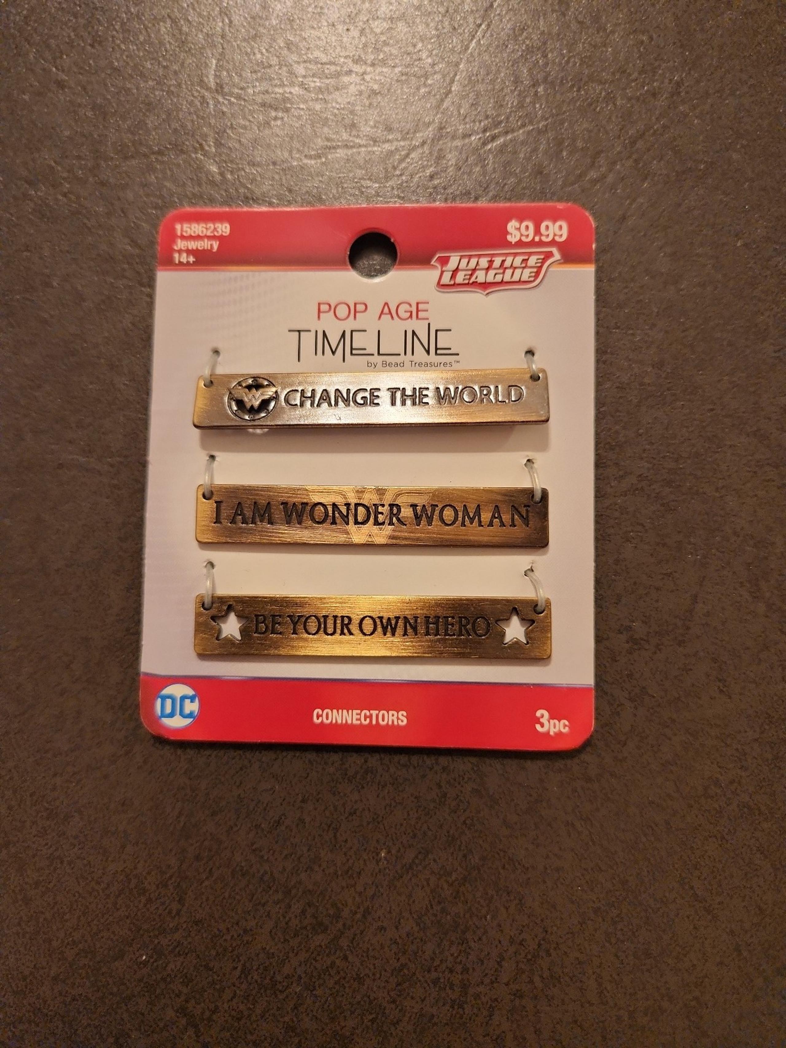 Wonder Woman jewelry connectors