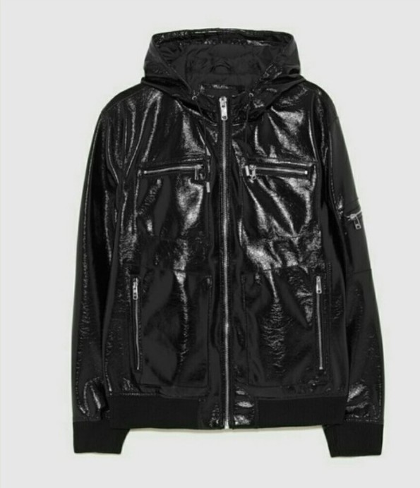Zara Faux leather jacket
