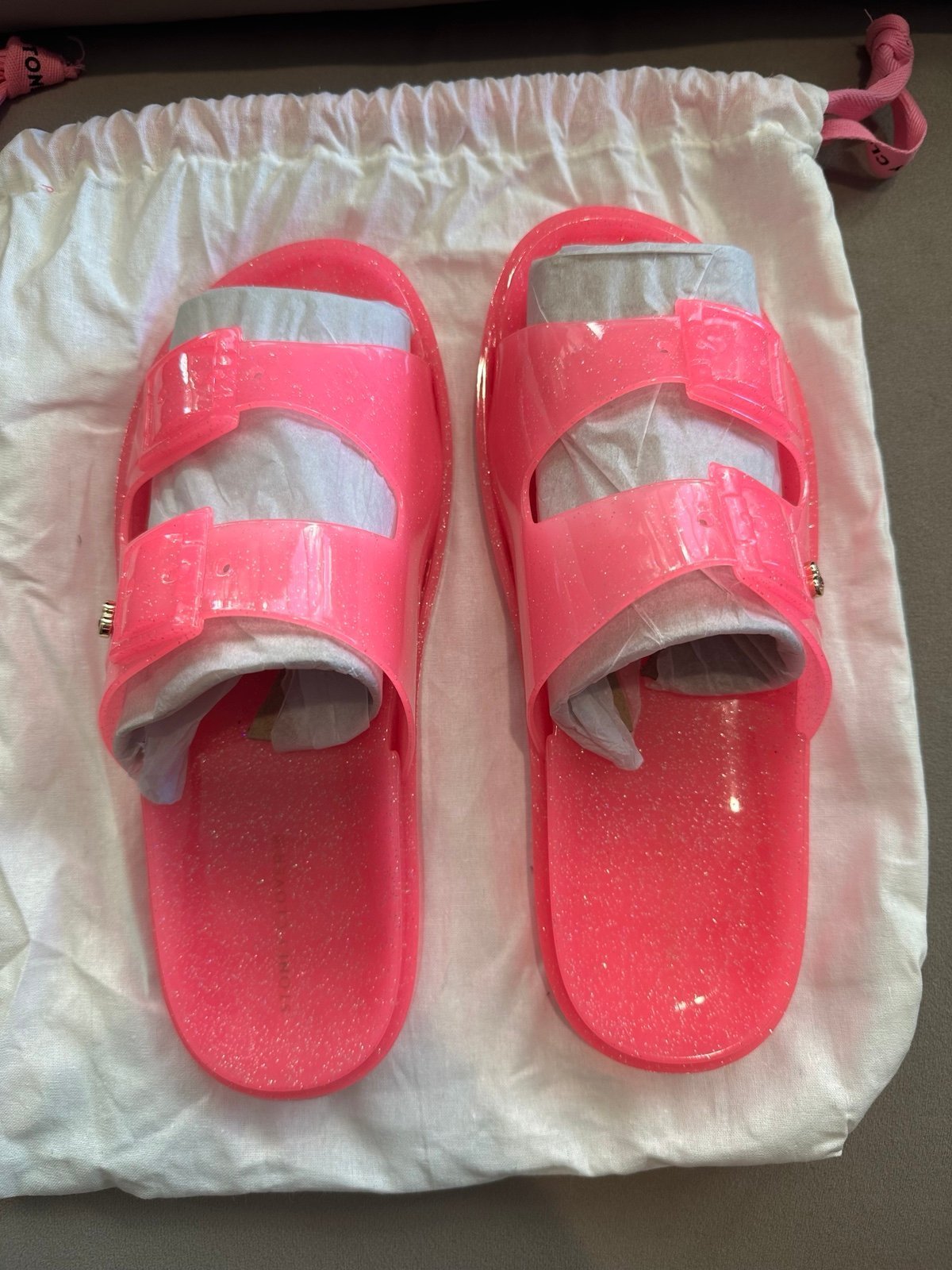 STONEY CLOVER LANE Jelly Sandals - Bubblegum SIZE 8