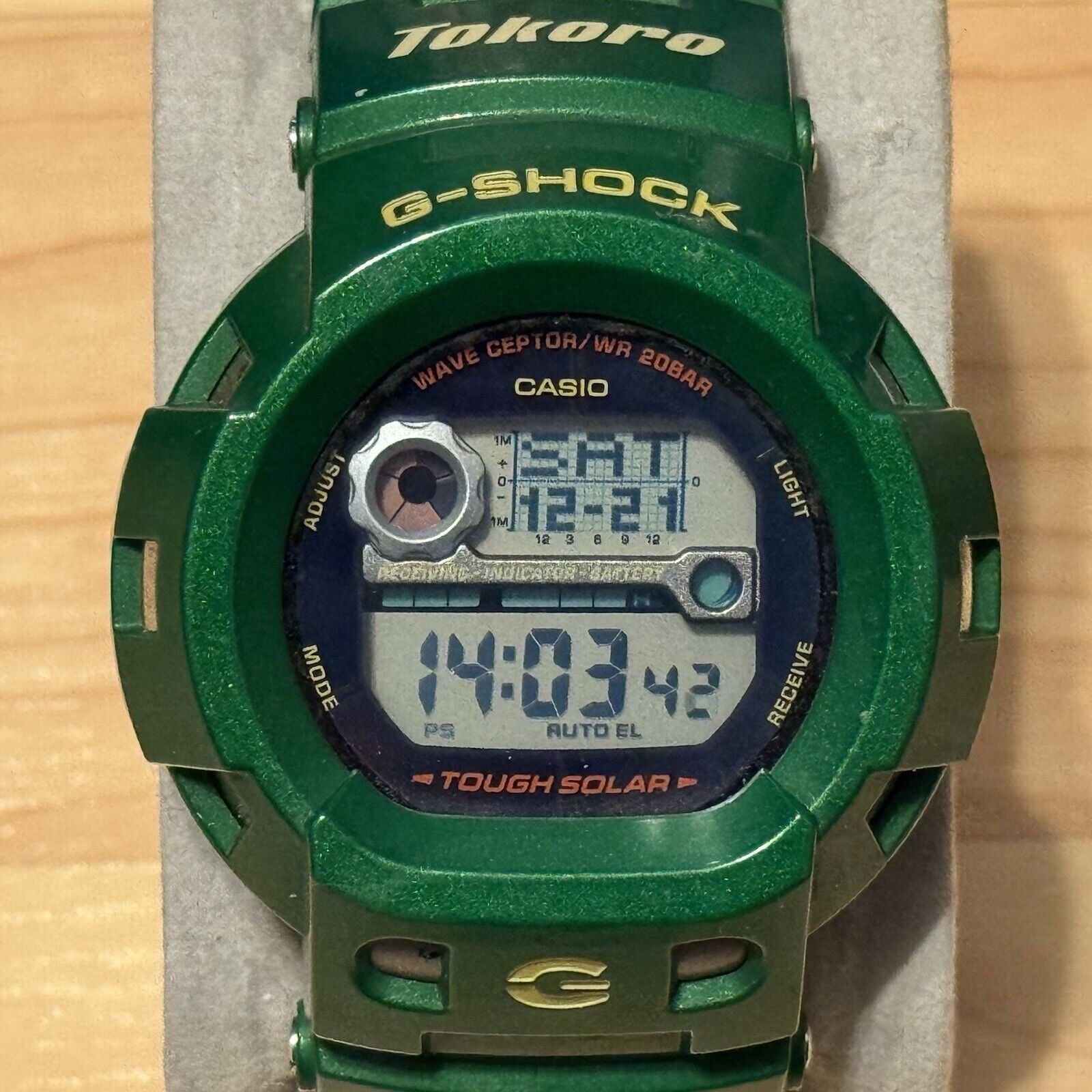 Casio G-Shock GW-400SF-3 Silencer Solar Atomic In4Mation Tide Moon Digital Watch