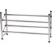 4-Tier Expandable Shoe Rack, Organizer, Metal, Silver