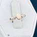 Antique enamel, baby ring, 14 karat yellow gold