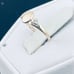 Antique enamel, baby ring, 14 karat yellow gold