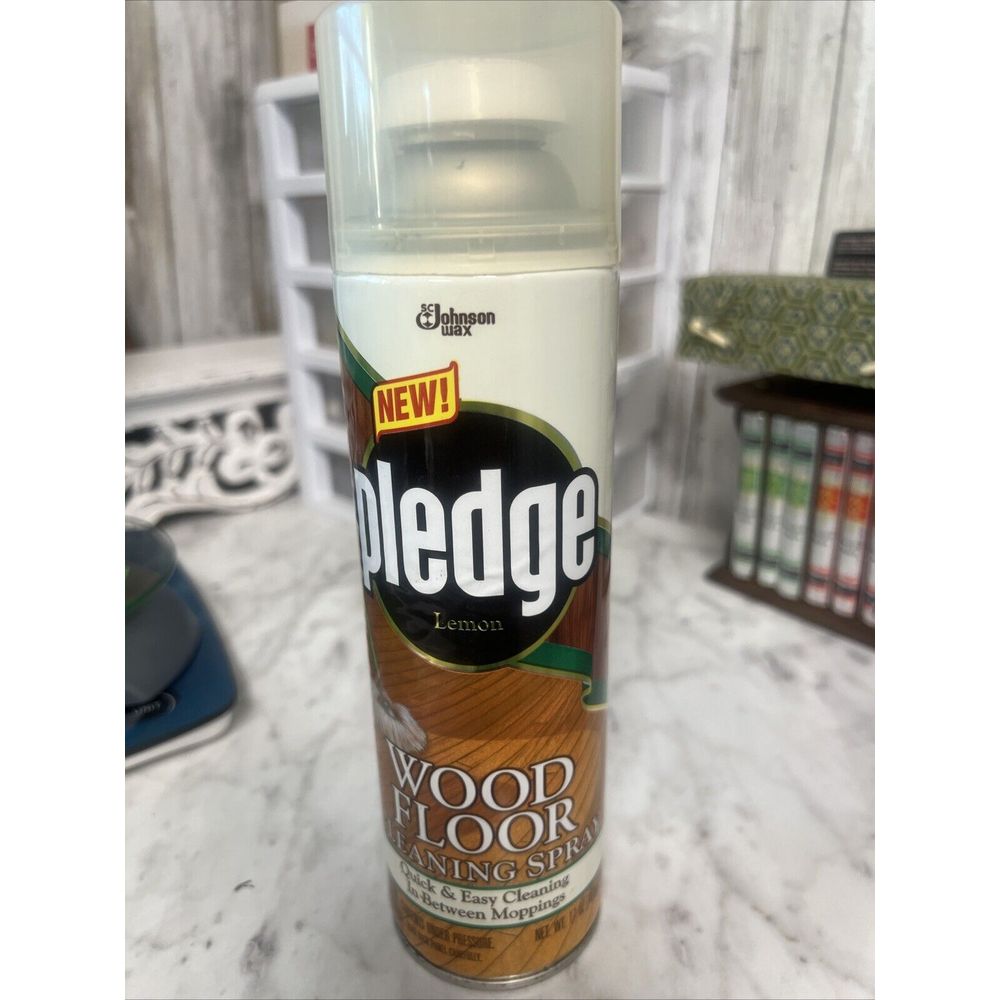 VINTAGE 1998 New Pledge 17 Oz. Wood Floor Cleaning Spray Discontinued Prop