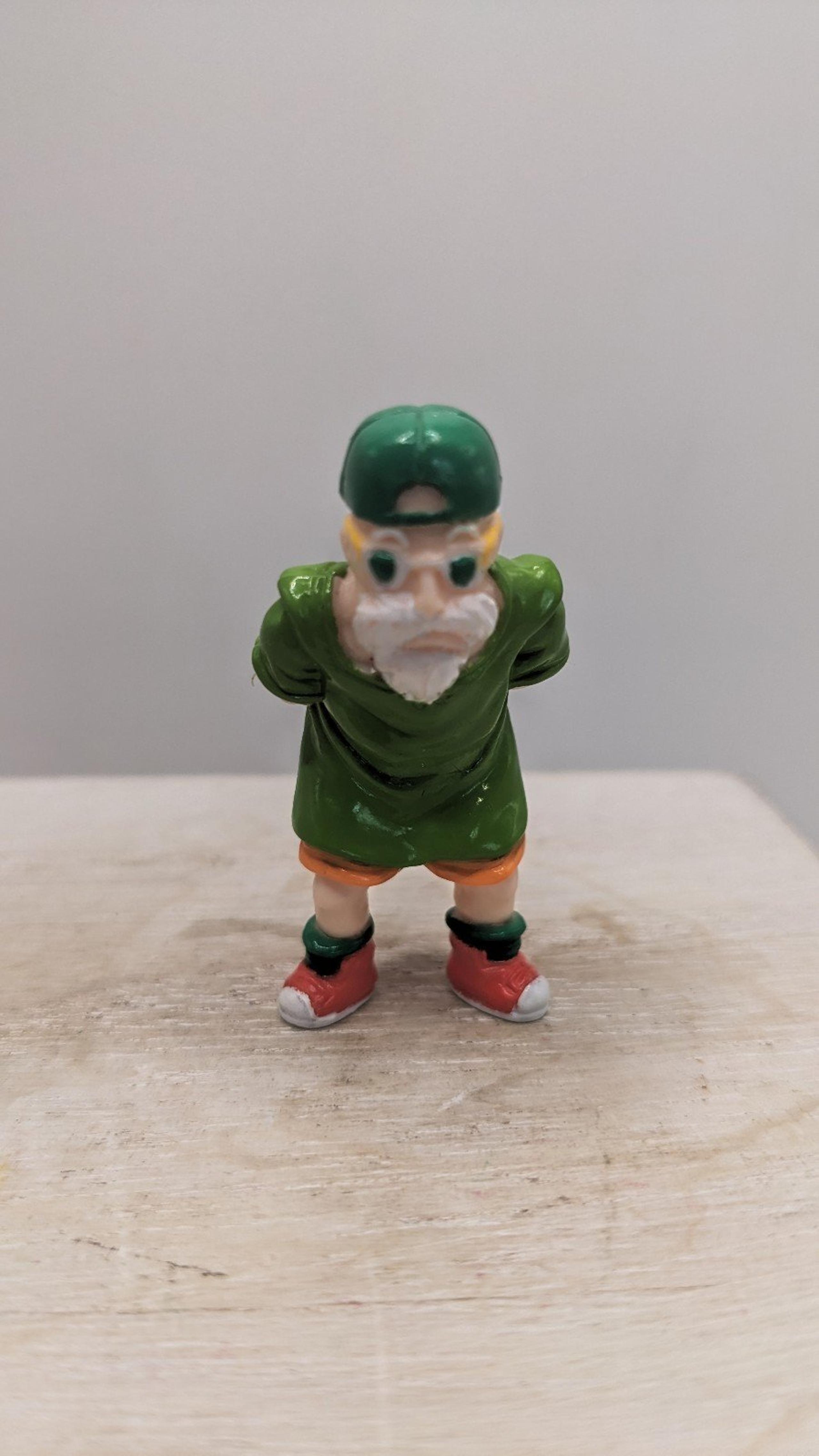 Vintage 1989 Dragon Ball Z Anime Master Roshi 2" PVC DBZ Mini Figure B.S./S.T.A