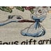 Welcome New Baby Tapestry Throw Blanket Stork Footprints Precious Gift From God