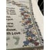 Welcome New Baby Tapestry Throw Blanket Stork Footprints Precious Gift From God