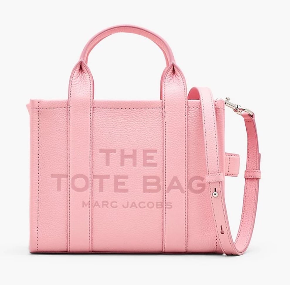 MARC JACOBS The Leather Small Tote – Ribbon Pink