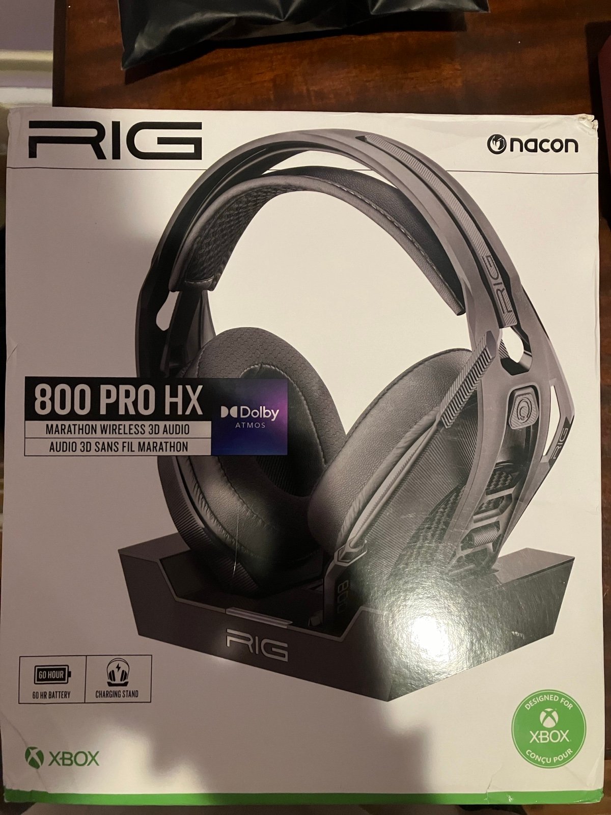 Wireless nacon RIG 800 PRO with extra wicked cushions