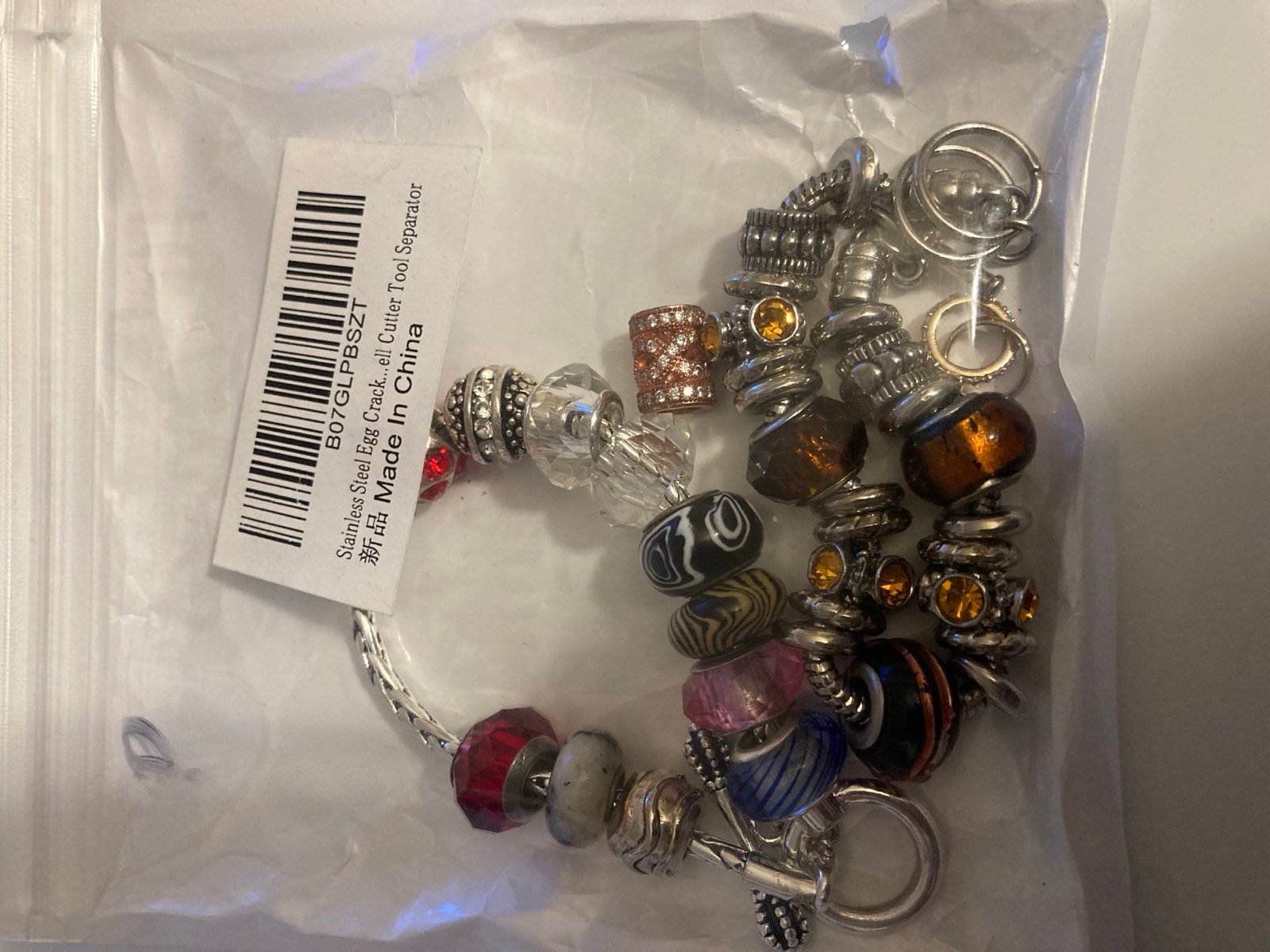 PANDORA bracelet with charms