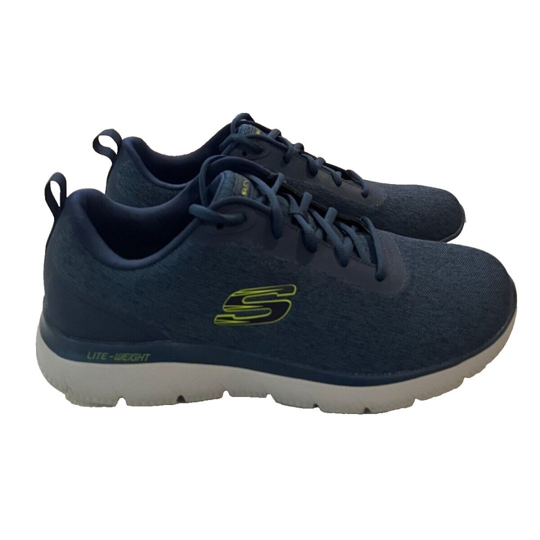 Skechers Summits Forrader 232695 lace Up Color Navy/Lime Sneakers Mens size 13