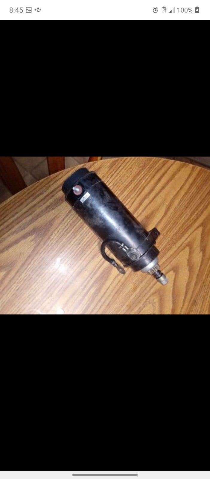 Mercury outboard parts for sell starter come off a 115hp mercury