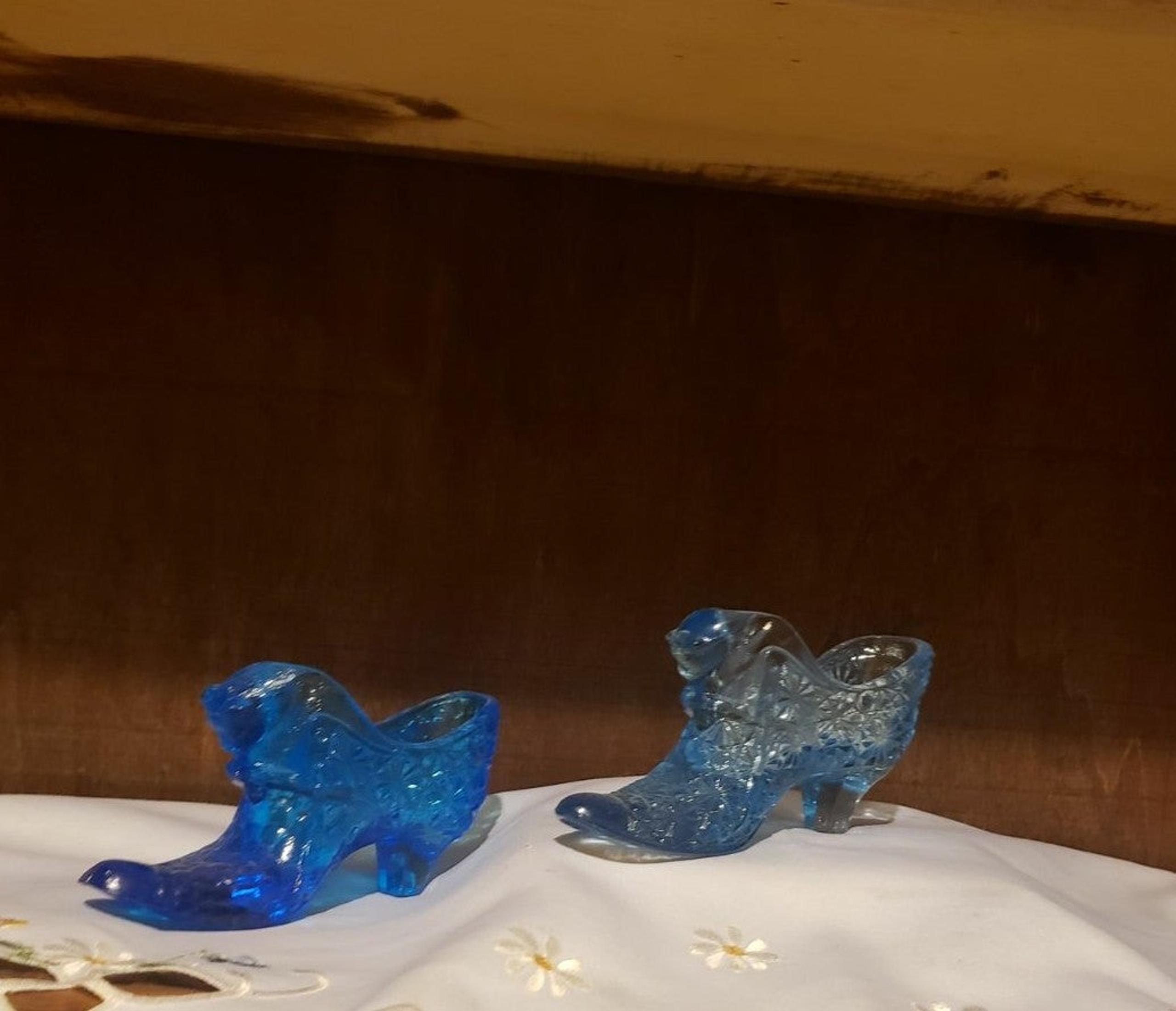 Fenton Glass Art Slippers