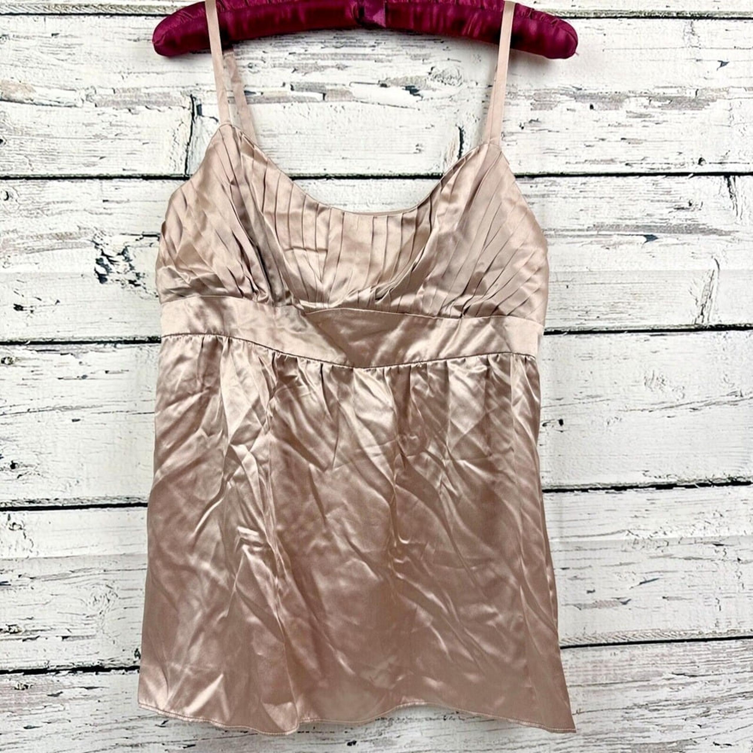 INC International Concepts Women's 100% Silk Smokey Rose Camisole [Size 10] EUC