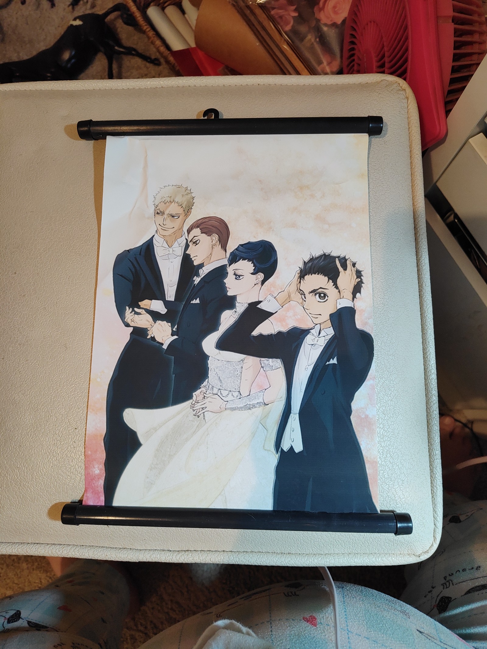 Welcome to the Ballroom Anime Scroll Poster