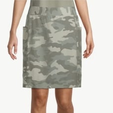 Chico’s Zenergy NWT Neema Camo Print Skorts Back Zip Pocket Sz.2.5/M Athleisure
