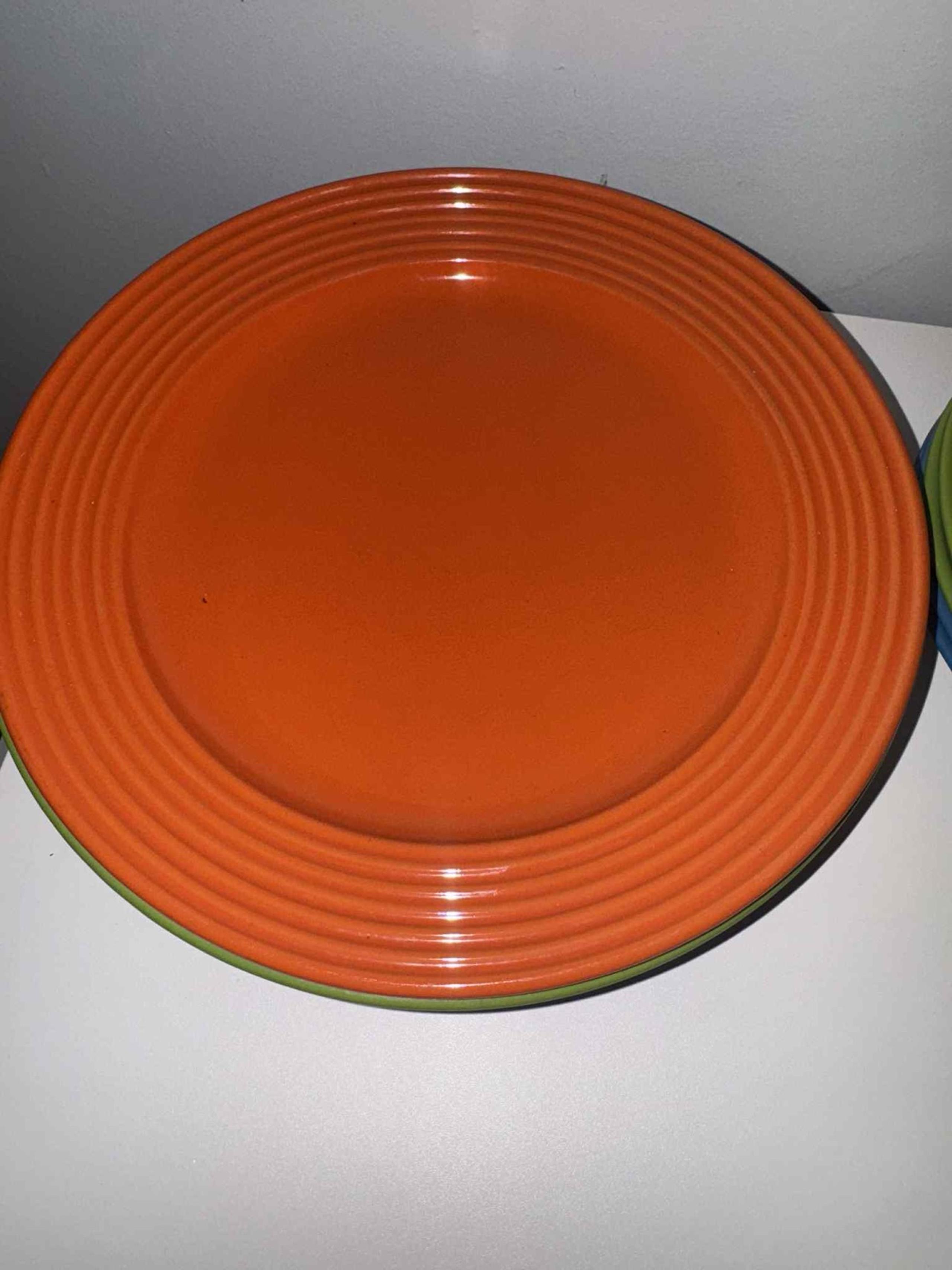 Royal Norfolk colorful dinner plates/salad plates and bowls - Fiesta