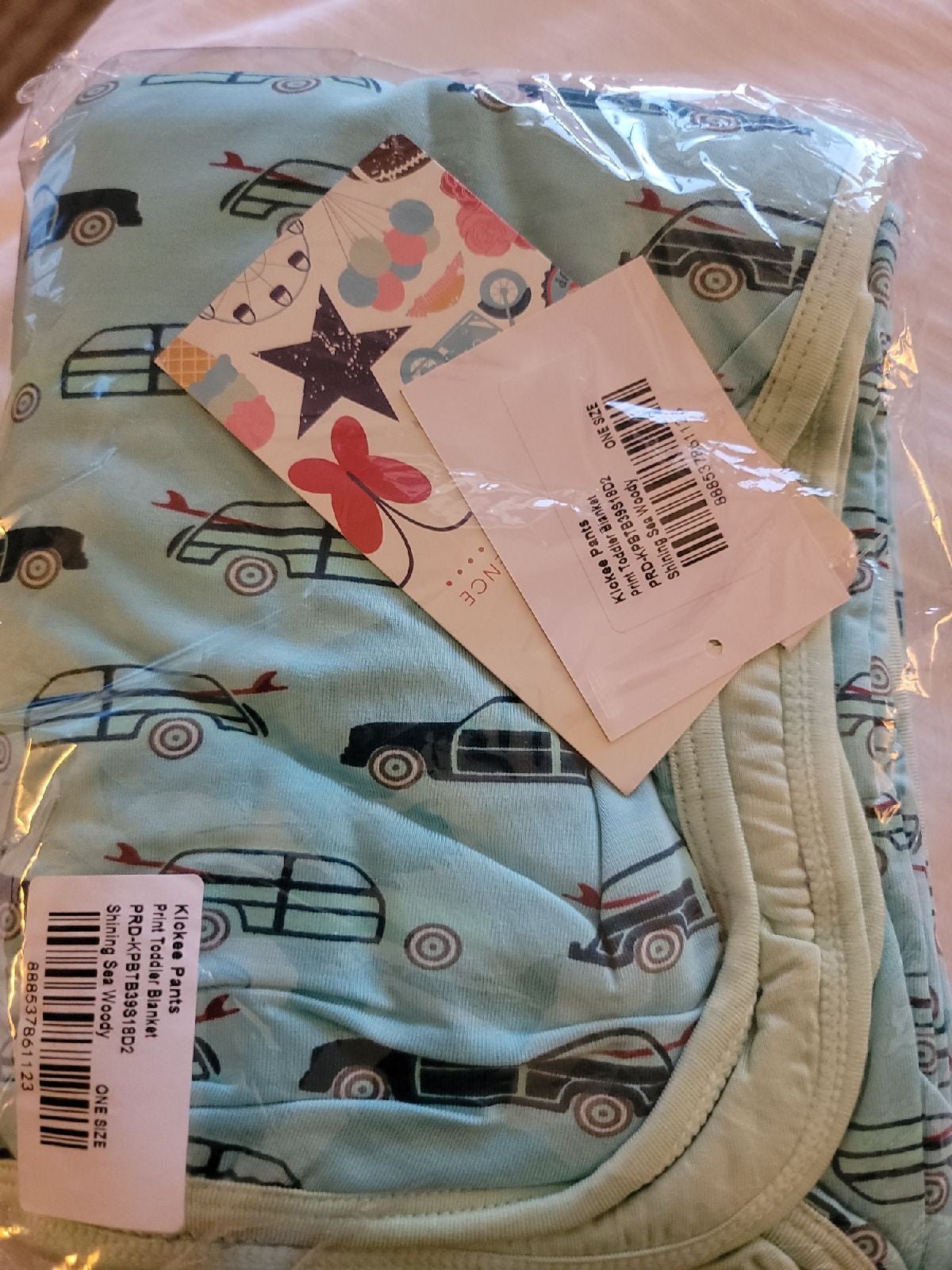 Kickee Pants Shining Sea Woody Toddler Blanket