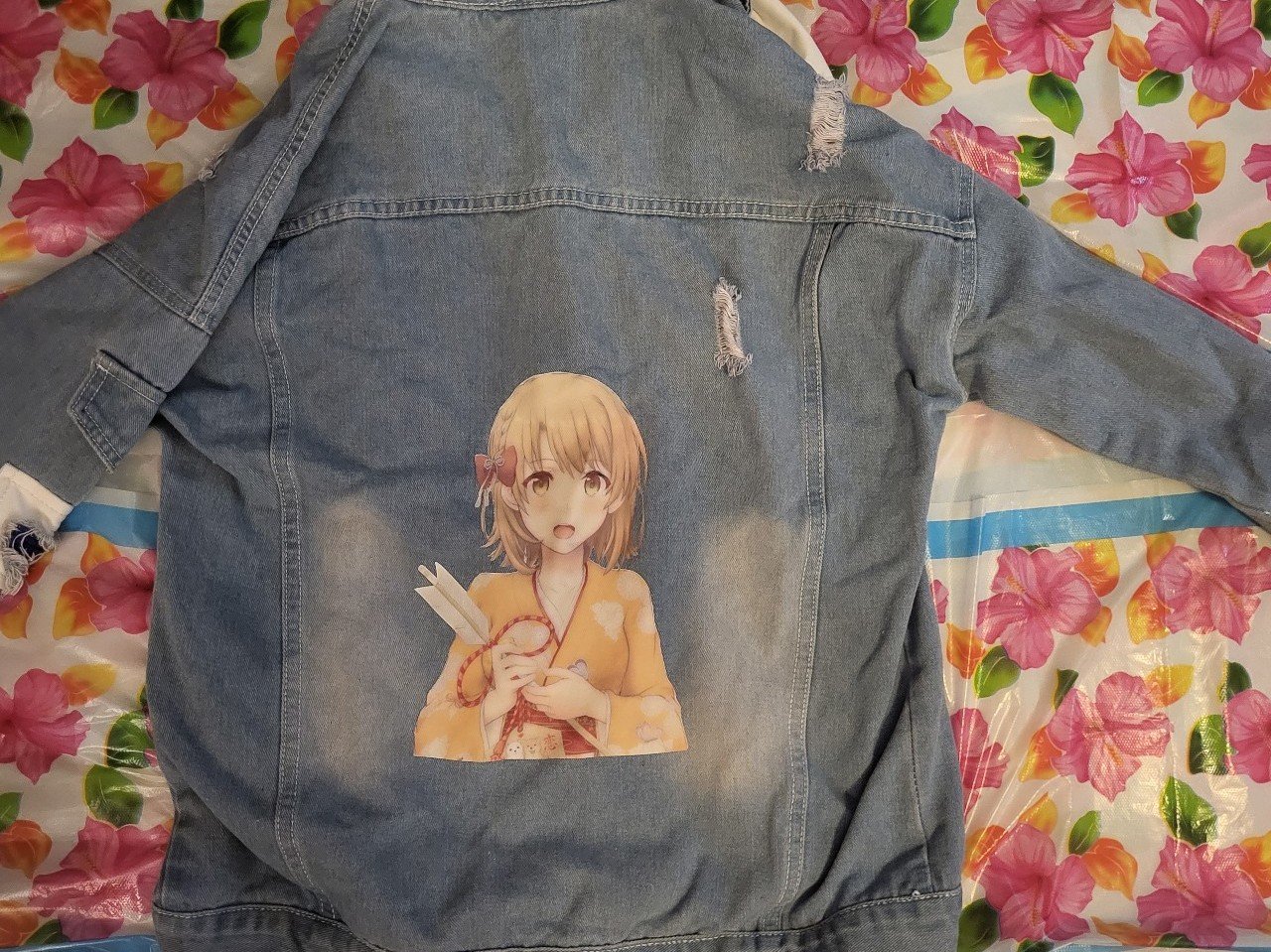 Yahari Anime Iroha Denim Jacket