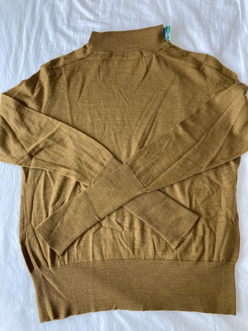 定番のお歳暮 rib Humoresque turtleneck ochre. in トップス