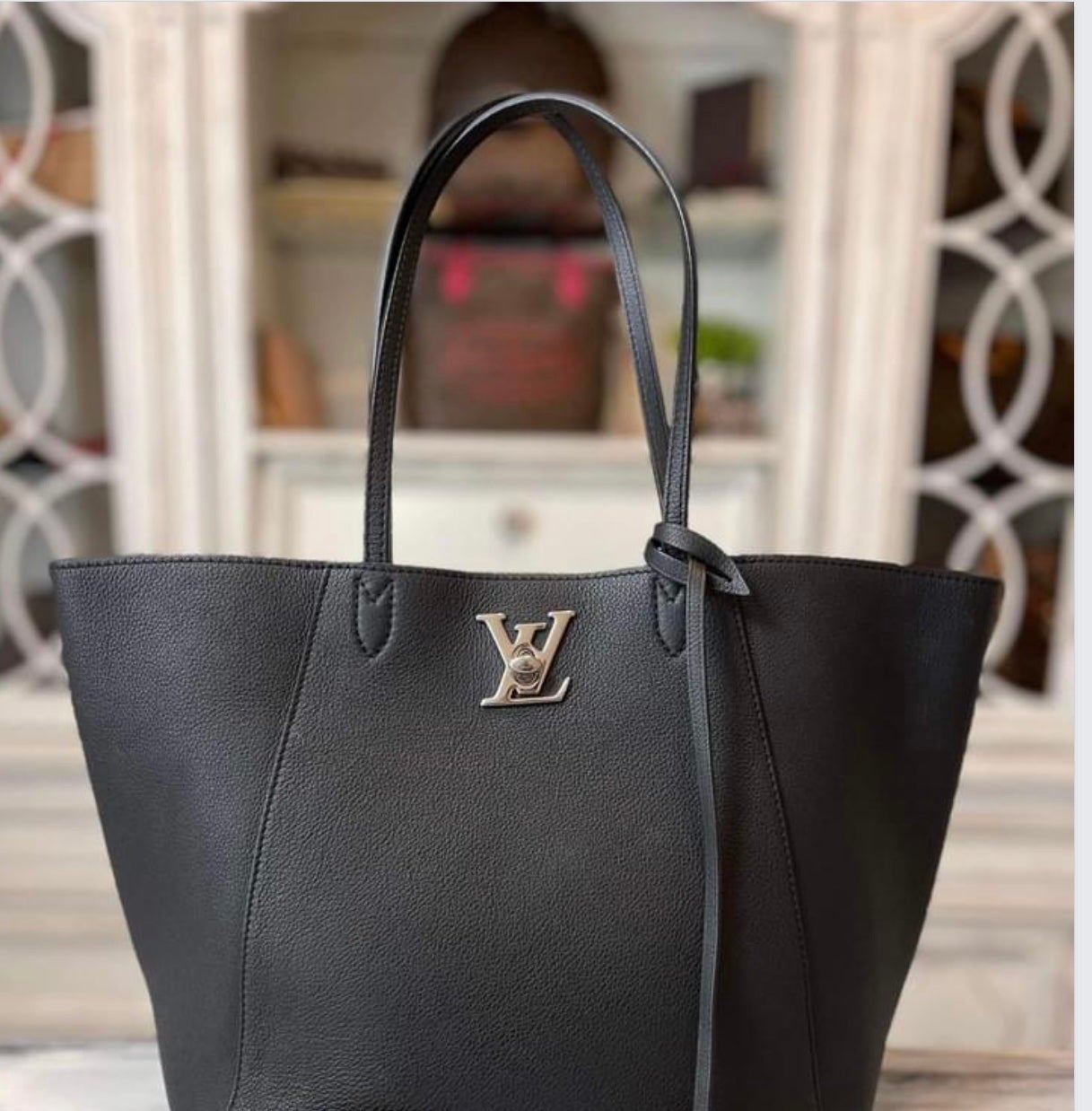 Louis Vuitton Black Tote Bags | Mercari