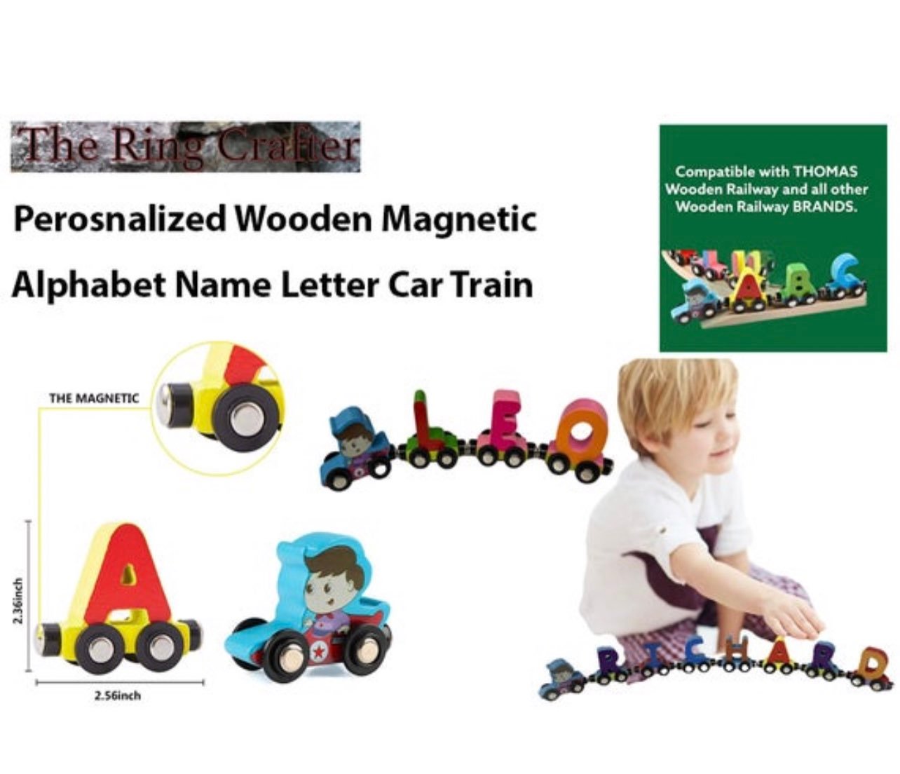 Build Name Train Custom Puzzle kids