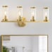 Hampton Bay Loveland 25 in. 4-Light Brass Bathroom Vanity Light Fixture